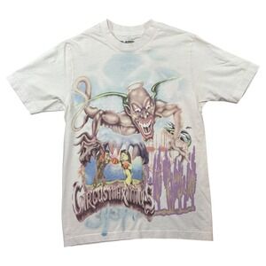 Travis Scott Utopia Circus Maximus Tour III 2024 Tee Shirt Mens Small White